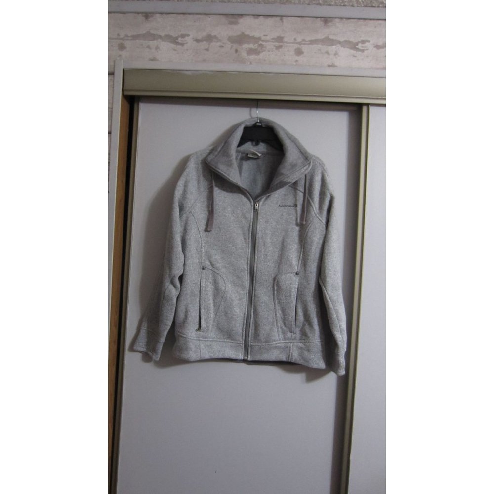 Avalanche Medium Grey Fleece  Zipper Casual Outdoor Comfy Jacket